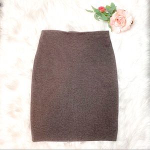 Philosophy brown knee length pencil skirt size 4
